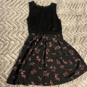 Black Floral Dress